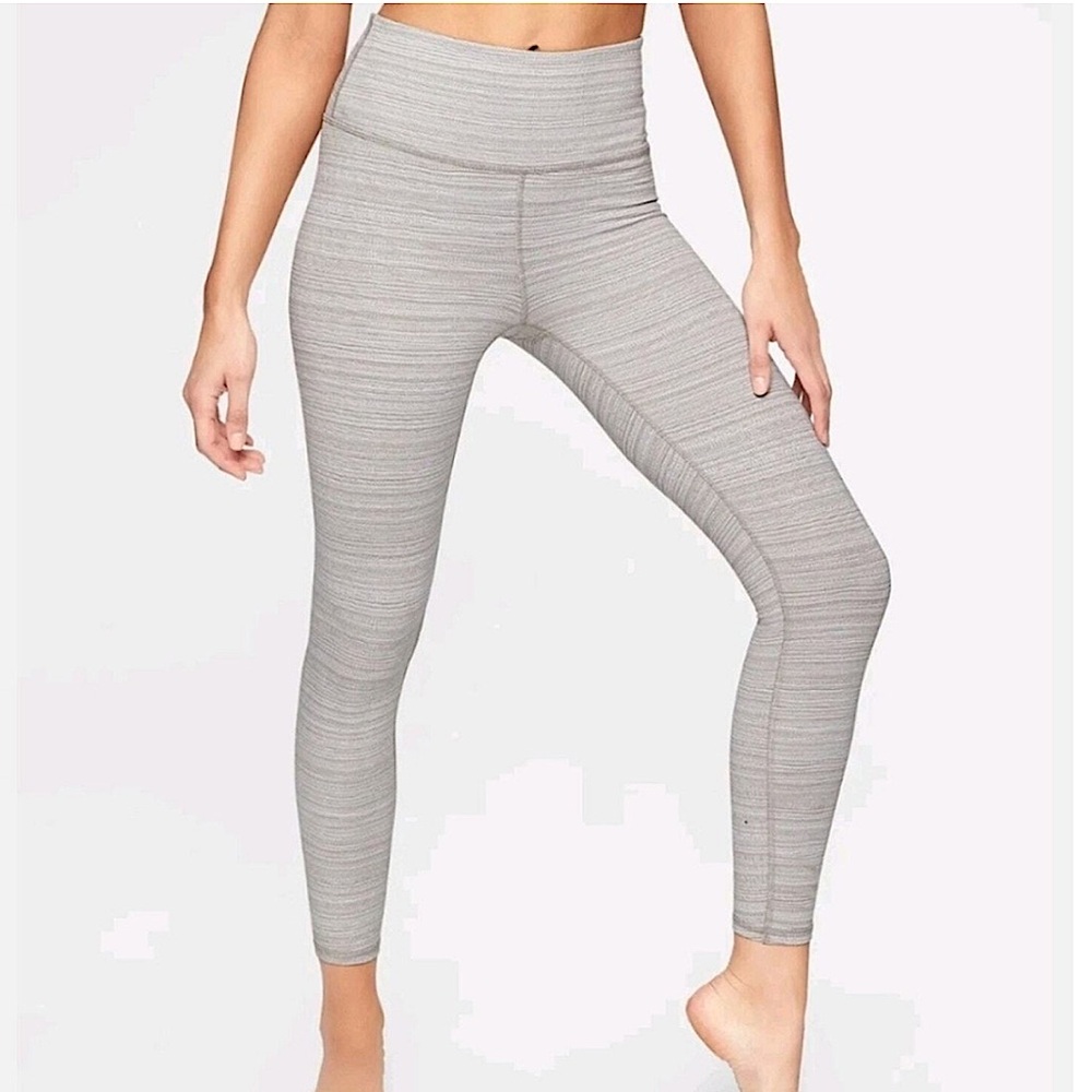 Athleta high rise jacquard chaturanga leggings